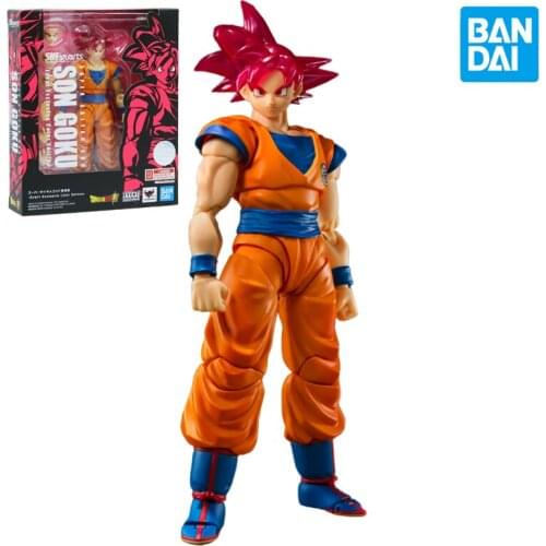 New Bandai Original Anime Dragon Ball Z Limited SHF Super Saiyan Son Goku PVC Action Figures Collection Model Toys Birthday Gift