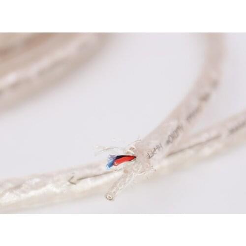 HIFI Silver Plated Audio Cable hifi wire bulk cable DIY cable wire sold per meter