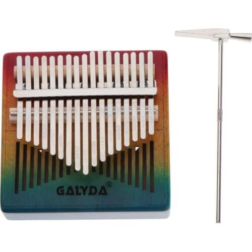Kalimba 17 Key Thumb Piano Toy Professional Wood Mbira Mahogany Finger LikembeInstrument African Solid Kalimbas For Kids Gifts