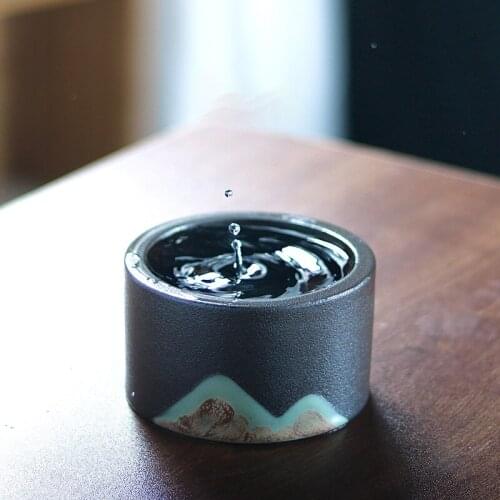 Ceramic Tea Wash Cup Wash Writing-Brush Washer Kung Fu Tea Ceremony Utensil ChineseTea Tea Basin Large Ceramic Tea Basin