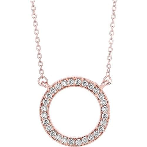 New Fashin Necklace for Women Long Chain Round Shape Pendant Fine Necklace Gift Newest Classic Choker Necklace Drop Shipping