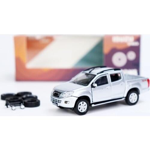 New 1/64 Scale Insuzu 2016 D-MAX Pickup truck Mini size Diecast Alloy Car 3 inches by BM Creations JUNIOR For Collection Gift