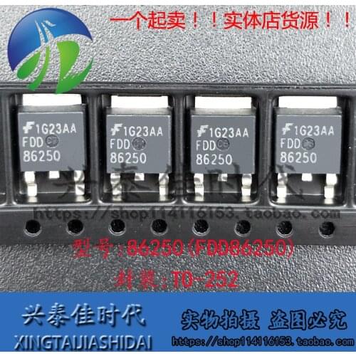 New 5pcs 86250 FDD86250 50A/150V TO-252