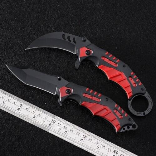 Outdoor Sharp Folding Knife Claw Knife Hiking Field Hunting And Rescue Utility Knife Home Travel Portable Folding Knife Twosun