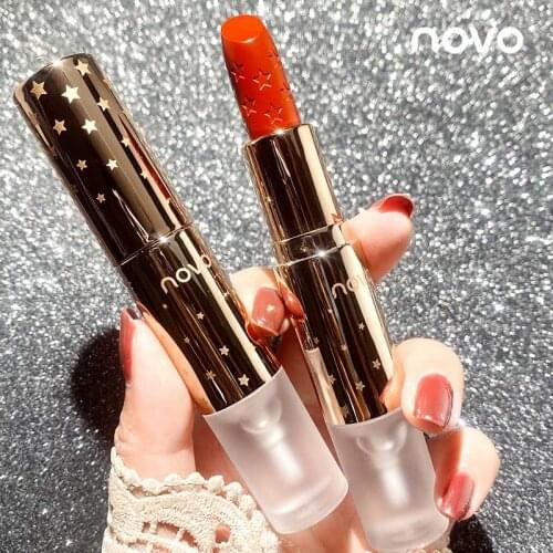 Transparent Film Fomation Velvet Matte Foggy Lipstick & Fixation Raincoat Lock Lipstick color Lasting Charming Sexy Lips Makeup