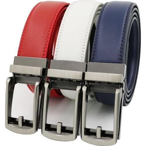 New Fashion Brand Belt Business Trousers Luxury Strap Designer Cowskin Automatic Buckle Belt Genuine Leather Men Belts