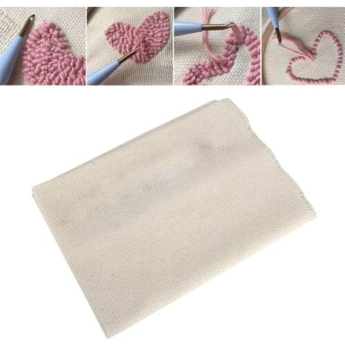 Tufting Cloth Backing Fabric Monk Cloth for Punch Needle Rug DIY Carpet Make