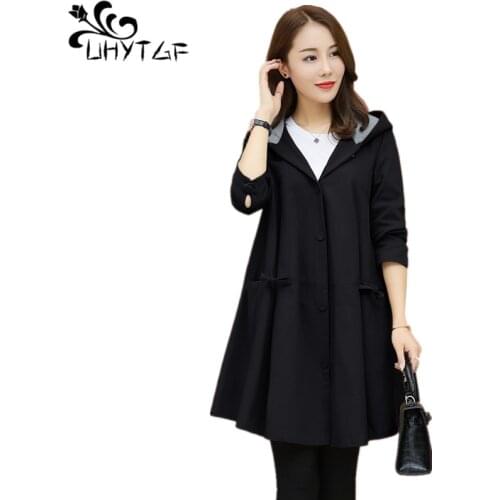 UHYTGF Women's Classic Raincoats