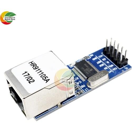Ziqqucu ENC28J60 Ethernet LAN Network Mini 51/AVR/ARM/PIC Code LPC SPI Port Module for Arduino STM32
