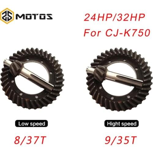 ZS MOTOS Final Drive Gears For CJ-K750 With 9/35T 8/37T For CJ-K750 Drive Gears Original Rear Driving Gear High Speed Low Speed