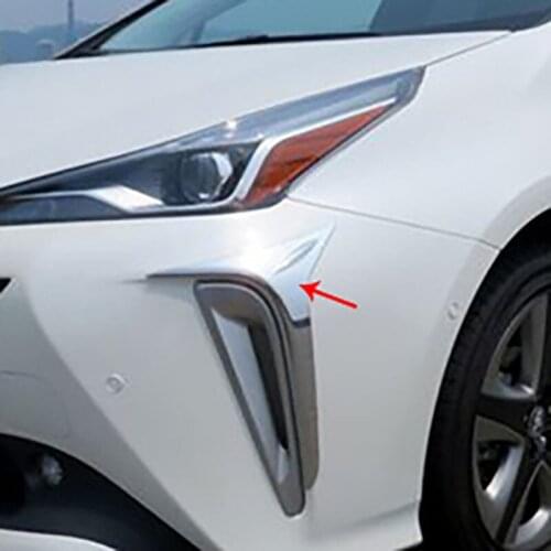 2pcs for toyota prius 50 2019-2020 Front fog lamp Decorative strip