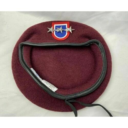 Us Army 82nd Airborne Division Beret Officer 3 star Lieutenant General Rank Hat Military Store