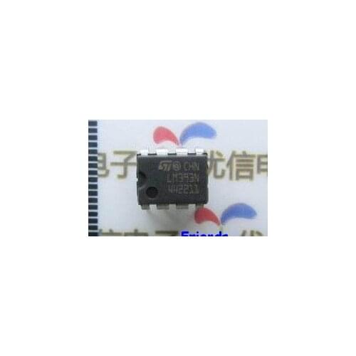 Free shipping 100 PCS LM393 LM393N DIP-8 Quality assurance LM393N