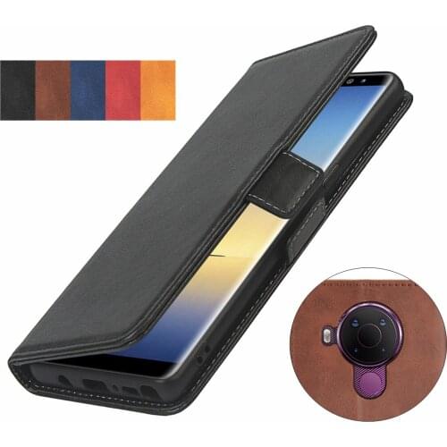 Pu leather Fitted Case for Nokia 5.4 card holder Wallet Cover Short-buckle Flip book holster protective phone bag case GG