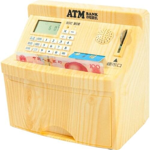 Large Capacity Piggy Bank Electric Cartoon Modern Money Box Saving Creative Pink Boy Objet Decoration Maison Bestselling GG50cq