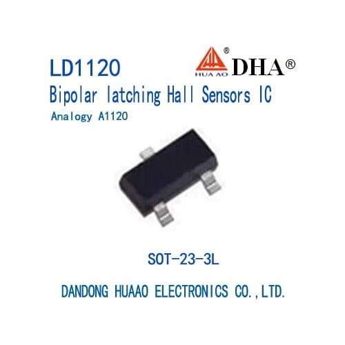 LD1120 A3280 A1120 AH375 Bipolar latching Hall position sensor ASIC SOT23-3L