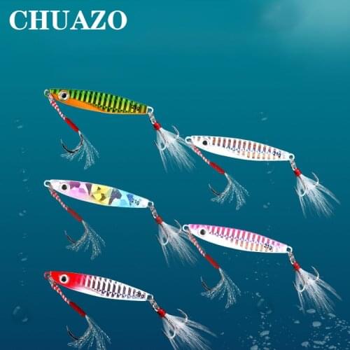 Metal Jig 7g 10g 14g 17g 21g Shore Casting Jigging lure Shore Casting Spoon Saltwater Jack Fishing lure Bit Artificial Bait