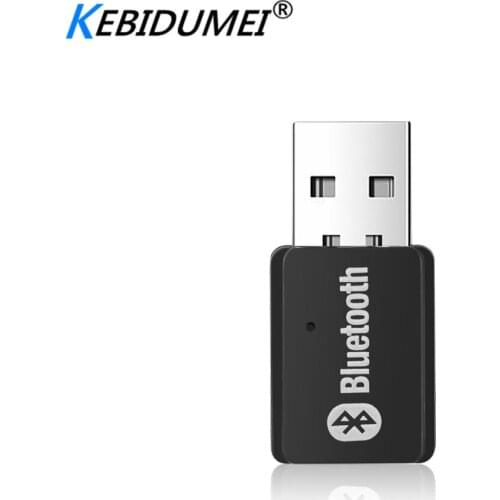 Mini USB Bluetooth 5.0 + EDR AD2P transmitter wireless stereo audio adapter speaker for Windows 7/8/10/XP Linux computer PC