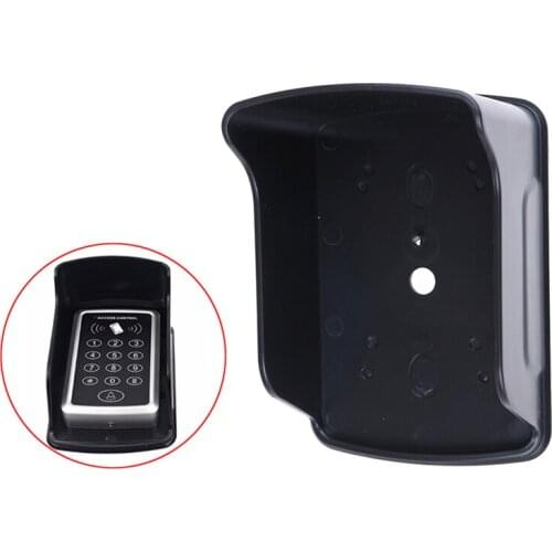 New Waterproof Cover For Metal Access Control Keypad Rain Cover Black Shell Access Controller