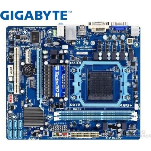 GIGABYTE GA-78LMT-S2 GA-78LMT-S2P original Desktop motherboard used 760G DDR3 AM3/AM3+ 16G VGA USB2.0 78LMT-S2 S2P boards
