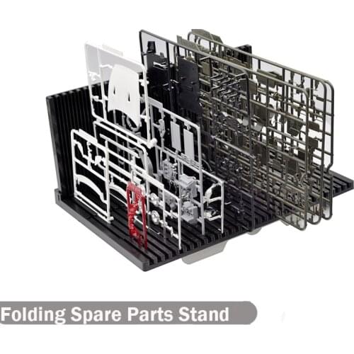 Model Spare Parts Stand Folding Spare Parts Shelf Assembled Model Parts Plate Storage Models Hobby Special Tools Accessory