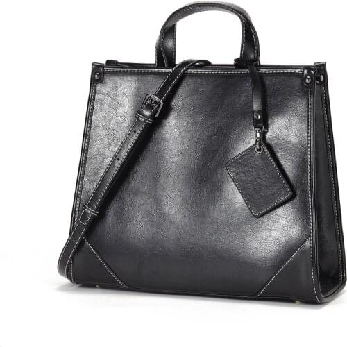 Genuine Leather Bucket Bag Women casual Tote top-handle Shoulder Bags Brand Designer Ladies Crossbody messenger Female New C1263