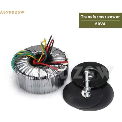 115V/230V 50VA OFC Toroidal transformer 50W 0--18V+0--12V Accept customized voltage
