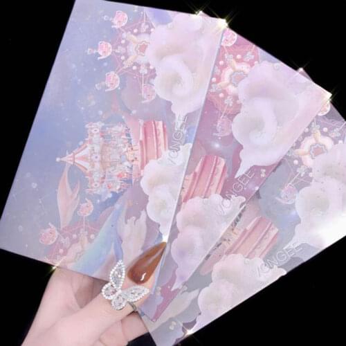 TT18 Color Fantasy Whale Island Eye Shadow Plate Ins Super Fire Shiny Crystal Piece Super Glitter Beads Matte Beginner