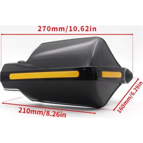 Motorcycle Hand Guard Handguard Shield Windproof Motorbike Motocross Universal Protector Modification Protective Gear 7/8" 22mm