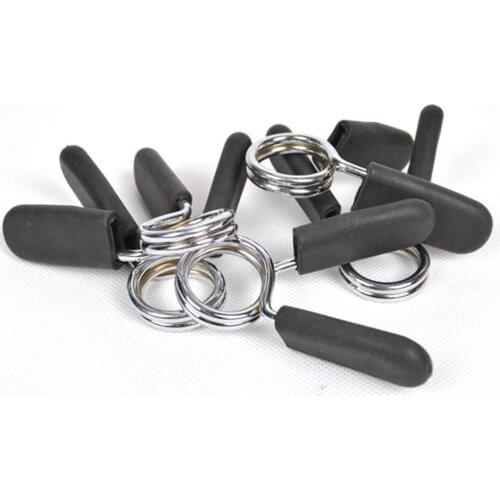 24mm-28mm Barbell Bar Clamps Clips Barbell Dumbbell Bar Collars Weight Spring Locks Gym Weight Bar Dumbbell Lock Clamp Spring