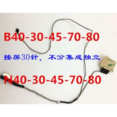 LED LCD Cable For LENOVO B40-30 B40-45 B40-70 N40-45 300-14 B41-30 B41-45 B41-80 B50-30 B50-45 B50-70 ZIWB0 DC02001XP00 Flex