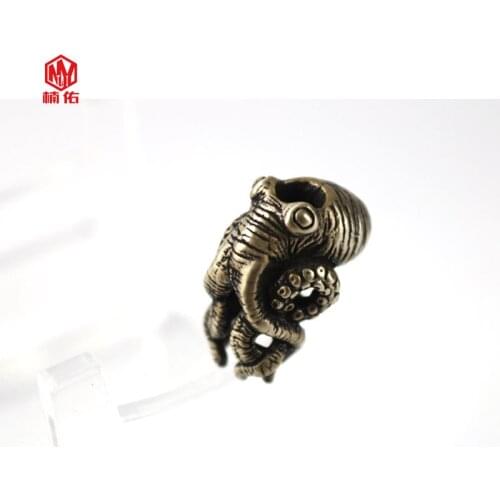 1PC Bafanglai Cai Octopus Paracord Knife Beads EDC Keychain Accessories