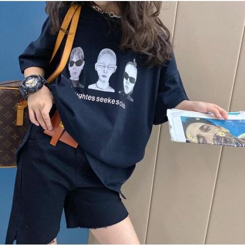 2021 hot sale girls t-shirt cotton summer short sleeve fashion girls top 6-12t B175
