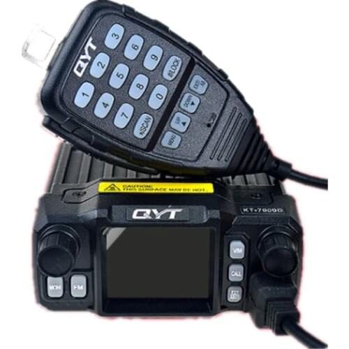 25W QYT KT-7900D Car Radio tri band mobile radio Vehicle Mounted large color screen wireless speaker walkie talkie Transceiver