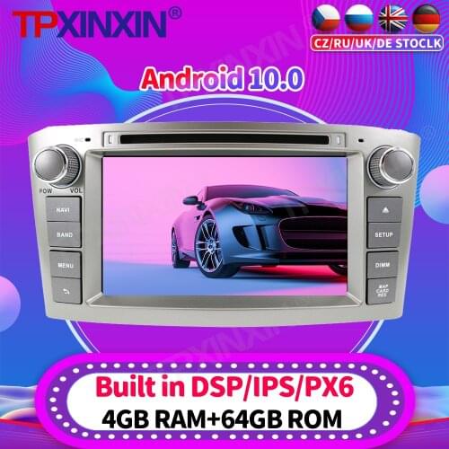 Android 10.0 PX6 Car Radio For Toyota Auris 2013 - 2015 Multimedia Video Recoder Player Navigation GPS Accessories Auto 2din dvd