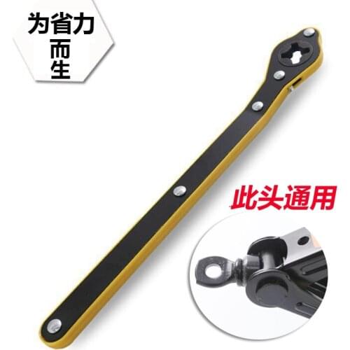 Auto Labor-saving jack ratchet wrench Scissor Jack Garage Tire Wheel Lug Wrench Handle labor-saving wrench