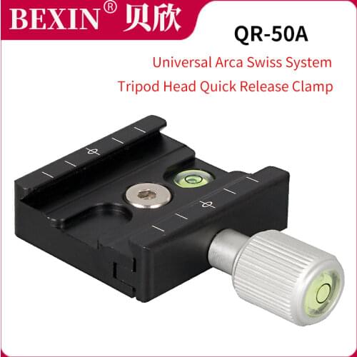 DSLR Camera Aluminum Alloy Quick Release Adapter Clamp Tripod Ball Head Mount Clip Plate Clamp For Arca Swiss Tripod Camera