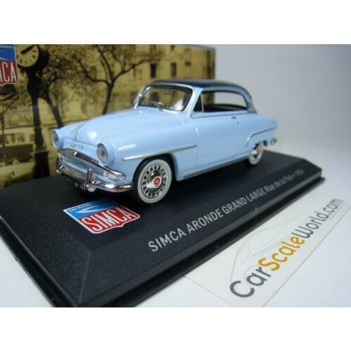 I XO 1:43 SIMCA ARONDE GRAND LARGE Rue de la paix 1956 alloy car toys for children kids toys Model original box