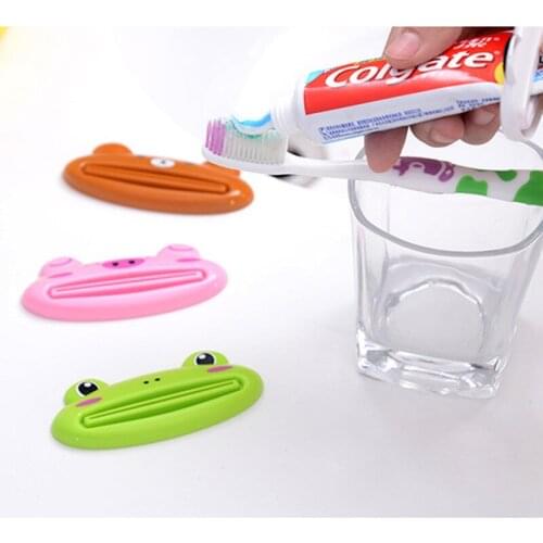 Creative Animal Toothpaste Dispenser Tooth Paste Tube Squeezer Toothpaste Rolling Holder For Home Bathroom 4 Animals