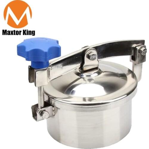 MK 250mm Non-pressure Round Manhole Cover Sanitary Manway Door SS304 Stainless Steel