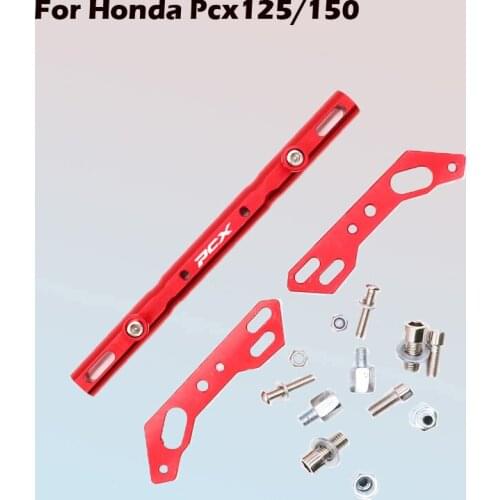 Multi-Function Adjustable Mobile Phone Navigation Flat Cross Bar For Honda Pcx125/150 Modified Balance Bar Aluminum Alloy