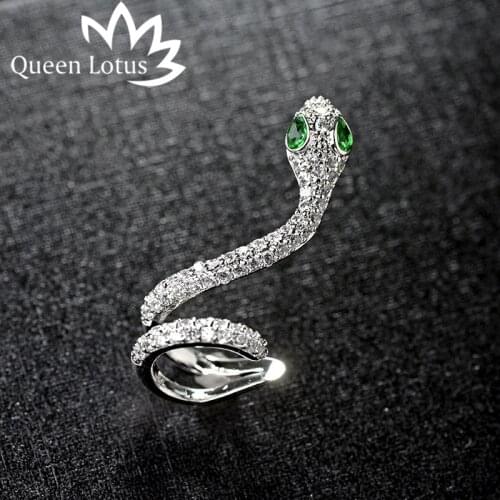 2020 new Fashion Asymmetric Cloud Snakehead Design 925 Sterling Silver Needle Zircon Women Earrings Ladies stud earrings gift