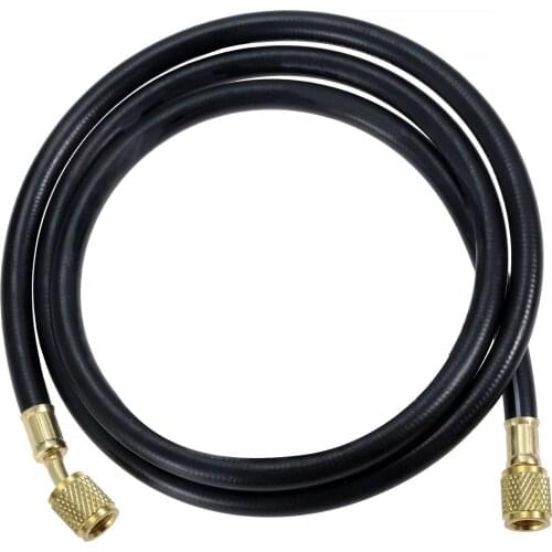 R410A AC Refrigerant Charging Hoses with 1/4’’ SAE Female Flare for R410A R22 R134A R12 R502 Air Condition System Maintenance