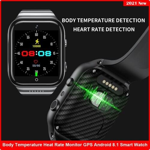GPS Body Temperature Smartwatch GSM Phone Call IP67 Waterproof APP Store 4G WIFI Smart Clock Business Sports Android Smart Watch