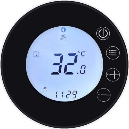 Tuya WiFi LCD Display Intelligent Thermostat Programmable Temperature Controller Compatible with Alexa Google Home Voice Control