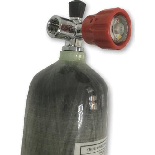 Air Tank PCP Paintball Gas Cylinder HPA 4500PSI Composite Carbon Fiber SCUBA Diving Gas Cylinder With Air Valve