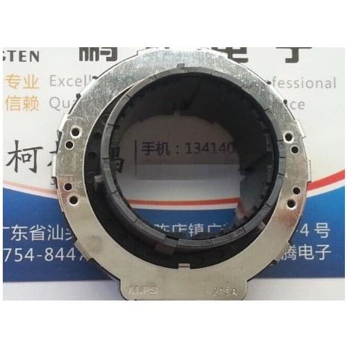 Japan ALPS RK45B1A00001 5K B5K 8 position 45mm with LED red lights automotive hollow shaft rotary potentiometer switch