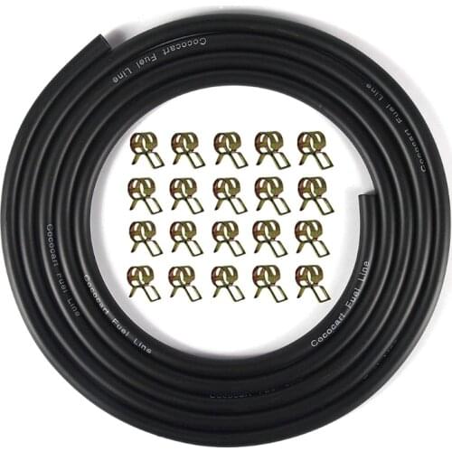 3/16 Inch ID Gas Fuel Line Tubing Hose Clamps , Oil Resistant, Cold-resistant and Ethanol Tolerance M4YD