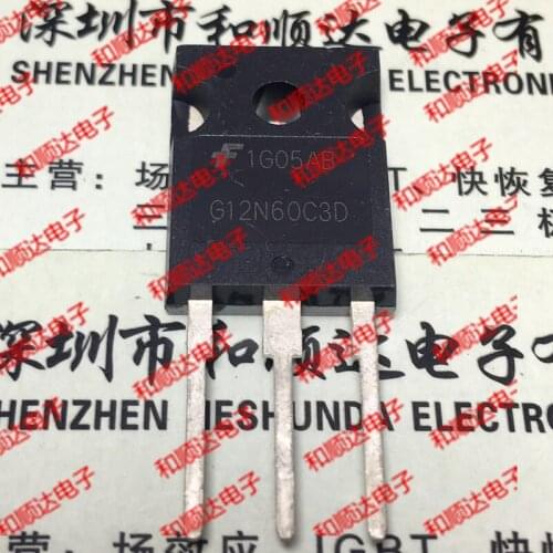 10pcs/lot G12N60C3D HGTG12N60C3D brand new stock TO-247