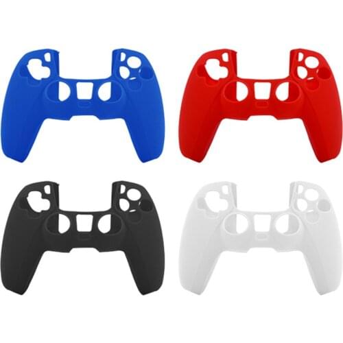 4-Color Soft Silicone Gamepad Protective Cover Joystick Protection Case for SONY Playstation 5 PS5 Game Controller Skin Guard